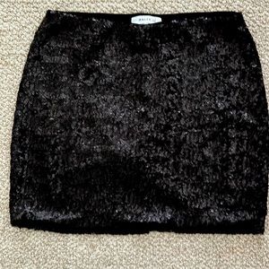Bailey 44 black sequin skirt XS